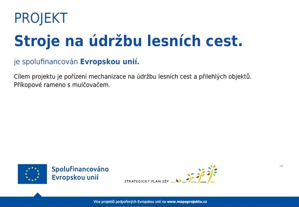 letáček - povinná publicita
